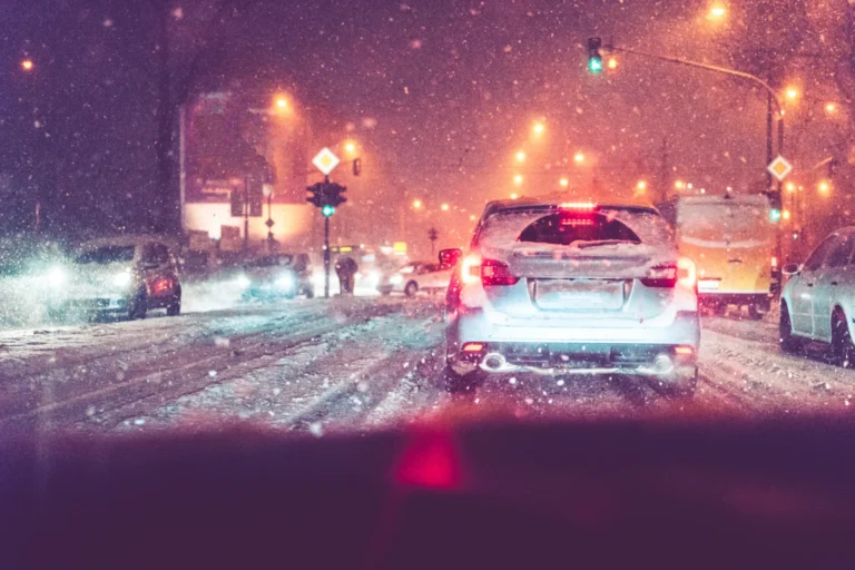 Schnee im Verkehr